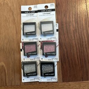 6 wet n wild glitter
